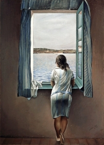 Dali's Mujer en la ventana